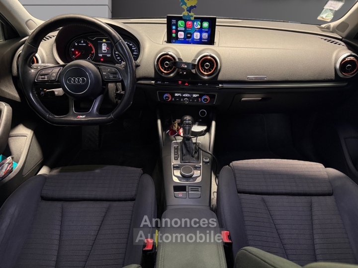 Audi A3 20 TDI 150 S-Tronic 7 Design Luxe Toit Ouvrant CarPlay Volant Méplat Garantie 12 Mois - 2