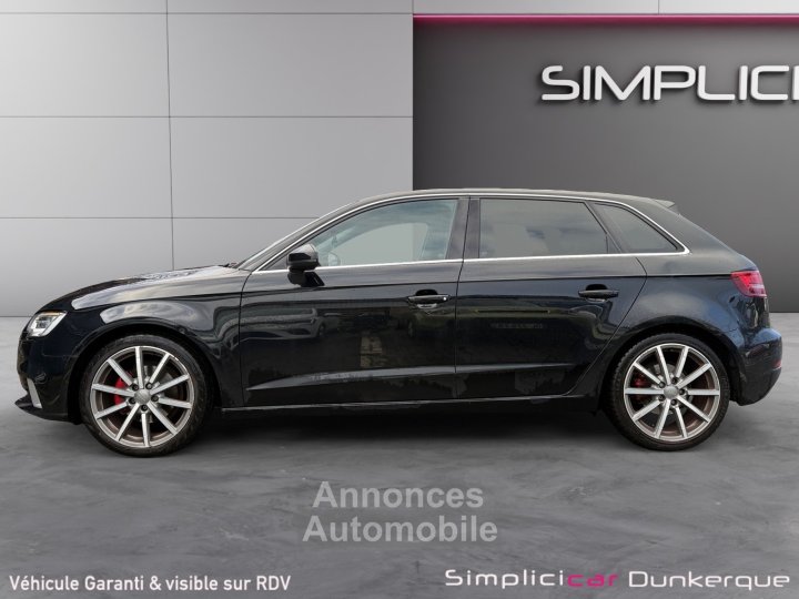 Audi A3 20 TDI 150 S-Tronic 7 Design Luxe Toit Ouvrant CarPlay Volant Méplat Garantie 12 Mois - 6
