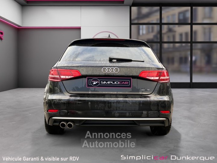 Audi A3 20 TDI 150 S-Tronic 7 Design Luxe Toit Ouvrant CarPlay Volant Méplat Garantie 12 Mois - 7