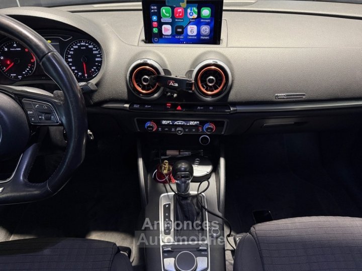 Audi A3 20 TDI 150 S-Tronic 7 Design Luxe Toit Ouvrant CarPlay Volant Méplat Garantie 12 Mois - 13