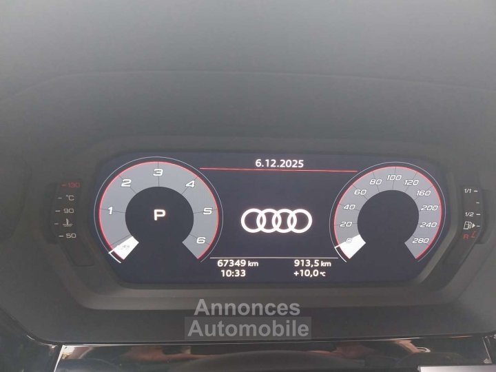 Audi A3 S tronic-AUTOMATIQUE-GPS-CARPLAY-CLIM-GARANTIE- - 14