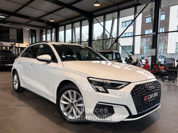 Audi A3 Sportback TDI 150CH S Tronic Garantie 6 ans Suivi feux Led Apple carplay GPS Sièges chauffants 419-mois - 3
