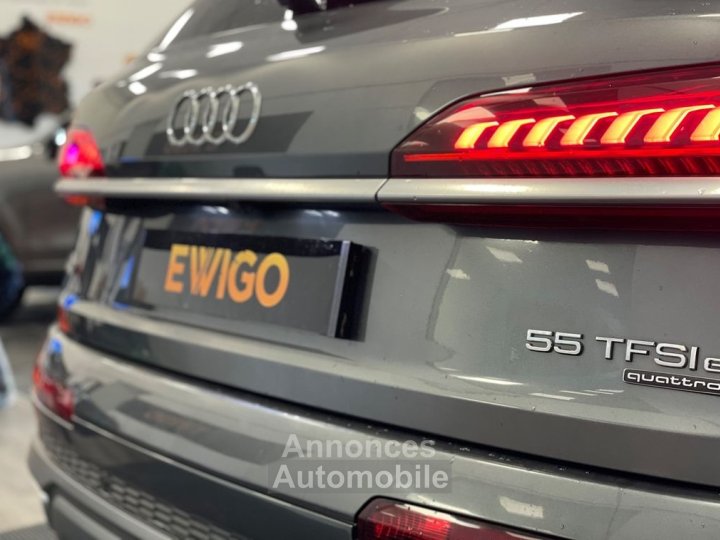 Audi Q7 55 tfsie v6 30l 381ch phev s-line quattro bva attelage carplay matrix led - 28