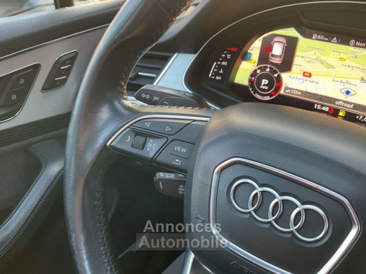 Audi Q7 30 V6 TDI 272CH CLEAN DIESEL S LINE QUATTRO TIPTRONIC 7 PLACES - 15