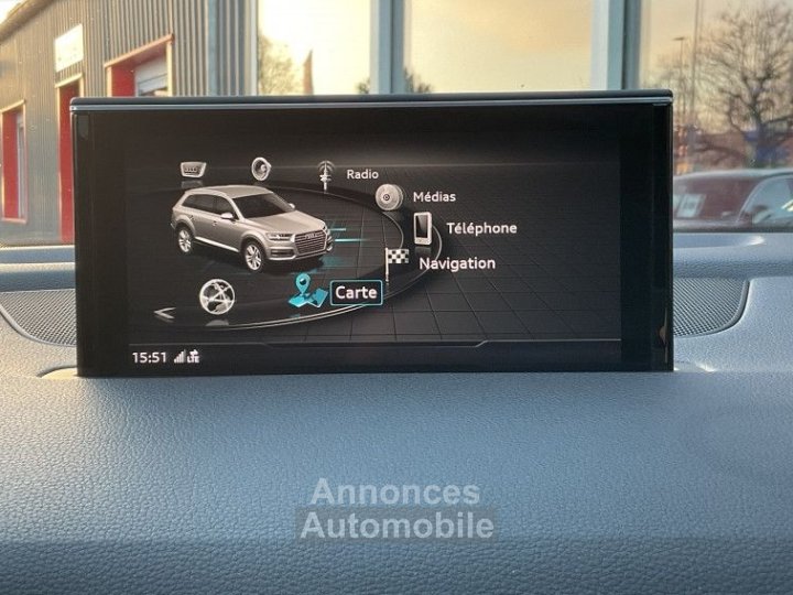 Audi Q7 30 V6 TDI 272CH CLEAN DIESEL S LINE QUATTRO TIPTRONIC 7 PLACES - 21