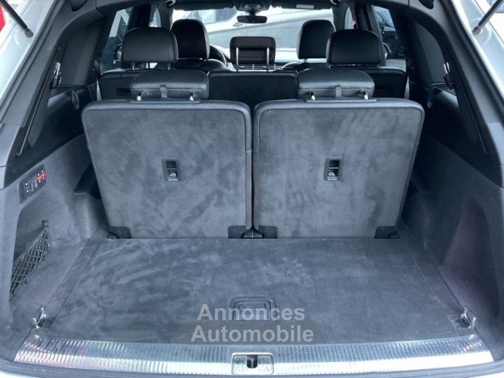 Audi Q7 30 V6 TDI 272CH CLEAN DIESEL S LINE QUATTRO TIPTRONIC 7 PLACES - 28