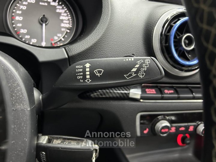Audi S3 Quattro 20 TFSI 300 S-TRONIC Toit Ouvrant / Si&eacute;ges chauffant / Ligne Miltek - 31