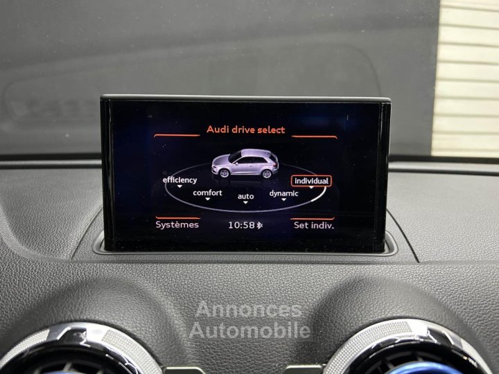 Audi S3 Quattro 20 TFSI 300 S-TRONIC Toit Ouvrant / Si&eacute;ges chauffant / Ligne Miltek - 34