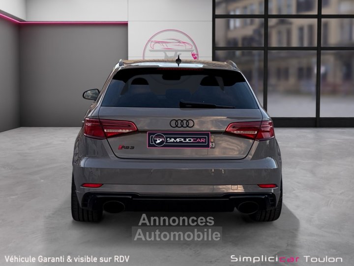 Audi RS3 SPORTBACK 25 TFSI 400 S tronic 7 Quattro toit ouvrant - 7