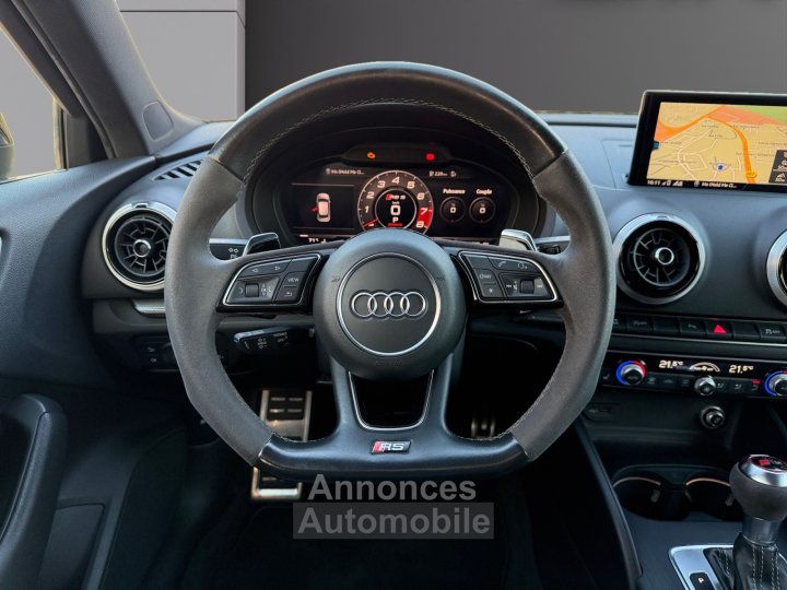 Audi RS3 SPORTBACK 25 TFSI 400 S tronic 7 Quattro toit ouvrant - 13