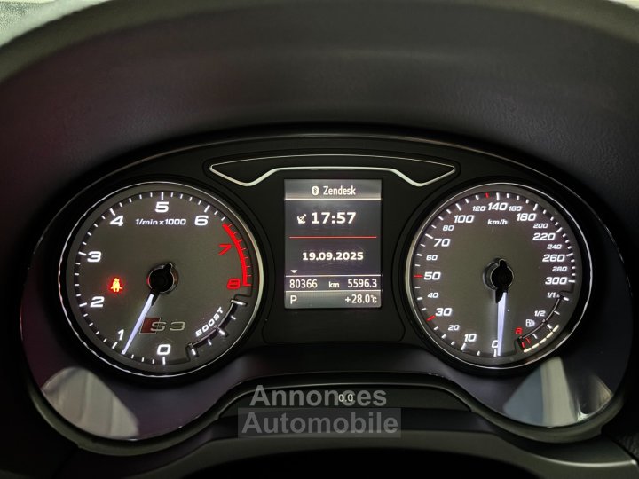 Audi S3 SPORTBACK 20 TFSI 300 Quattro S-Tronic 6 - 26
