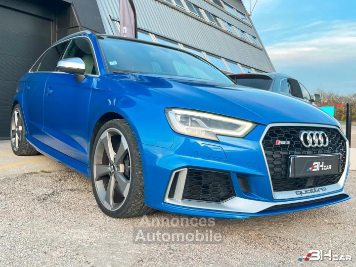 Audi RS3 SPORTBACK 25 TFSI 400 DAZA QUATTRO S TRONIC 7 - Toit ouvrant - B&O - Différentiel sport - 4