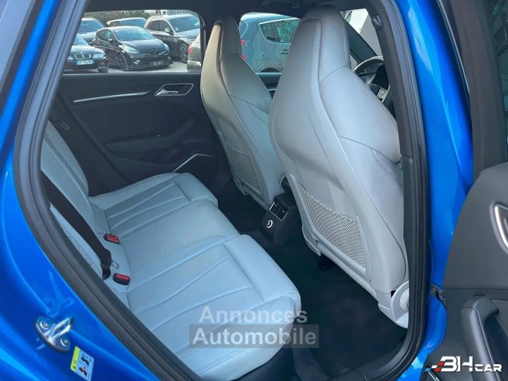 Audi RS3 SPORTBACK 25 TFSI 400 DAZA QUATTRO S TRONIC 7 - Toit ouvrant - B&O - Différentiel sport - 16
