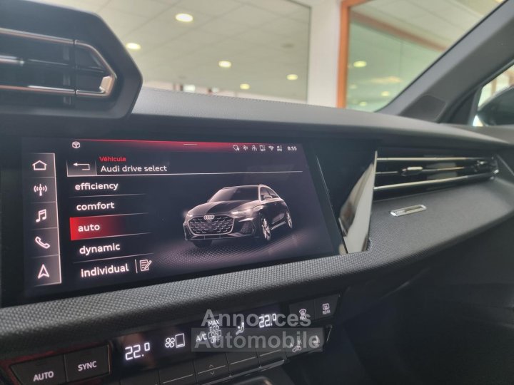 Audi A3 IV (2) SPORTBACK 15 35 TFSI MILD HYBRID 150 S LINE S TRONIC 7 - 24