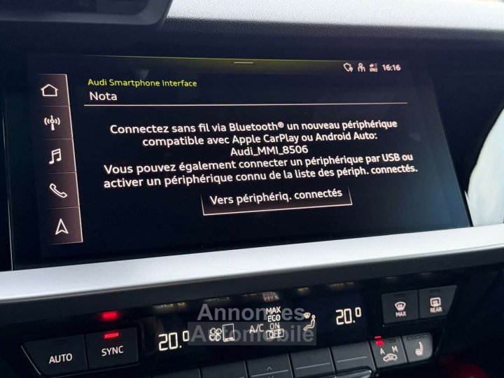 Audi A3 Sièges cuir-chauff LED ACC Park assist - 28