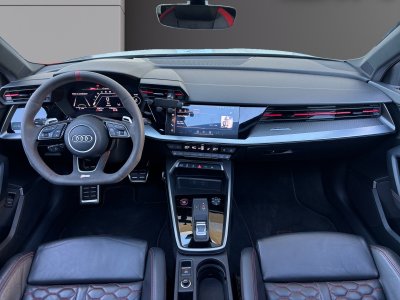 Audi RS3 SPORTBACK 25 TFSI 400 S tronic 7 Quattro IMMAT FR GRIS NARDO FREINS CERAMIQUE TOIT OUVRANT BANGOLUFSEN BECQUET CARBONE GARANTIE 12 MOIS   - 2