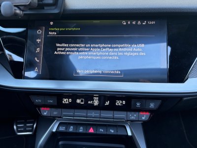 Audi RS3 SPORTBACK 25 TFSI 400 S tronic 7 Quattro IMMAT FR GRIS NARDO FREINS CERAMIQUE TOIT OUVRANT BANGOLUFSEN BECQUET CARBONE GARANTIE 12 MOIS   - 13