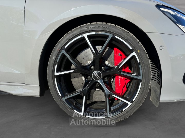 Audi RS3 SPORTBACK 25 TFSI 400 S tronic 7 Quattro IMMAT FR GRIS NARDO FREINS CERAMIQUE TOIT OUVRANT BANGOLUFSEN BECQUET CARBONE GARANTIE 12 MOIS - 17