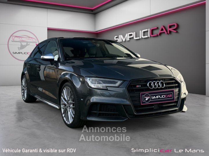 Audi S3 SPORTBACK 20 TFSI 310 S tronic 7 Quattro Garantie 12 Mois - 1