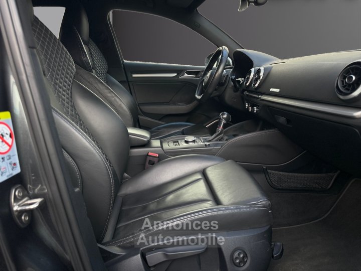 Audi S3 SPORTBACK 20 TFSI 310 S tronic 7 Quattro Garantie 12 Mois - 10