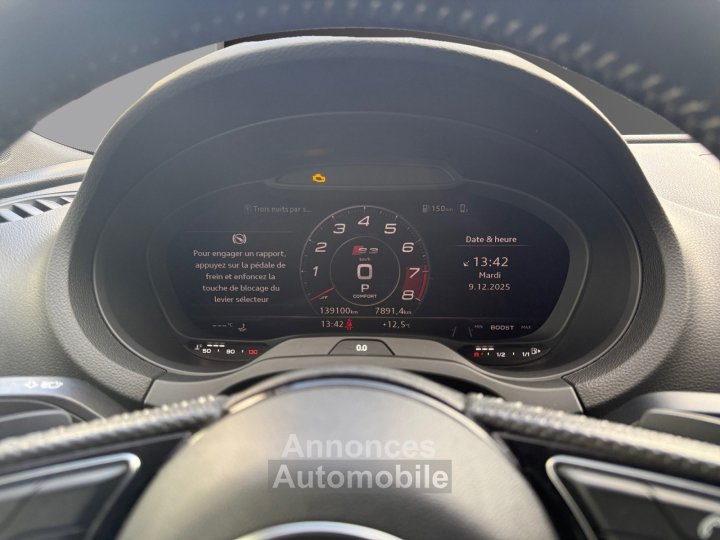 Audi S3 SPORTBACK 20 TFSI 310 S tronic 7 Quattro Garantie 12 Mois - 14