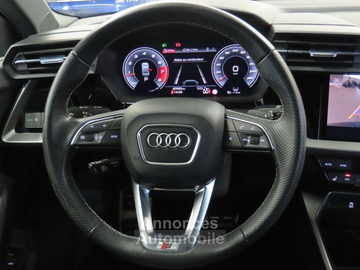 Audi A3 35TFSi Sedan SLine STronic LED-CUIR-NAVI-CAMERA - 9