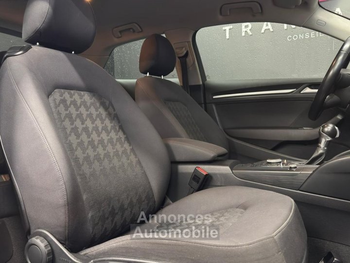 Audi A3 16 TDI 110ch Ambition Luxe S tronic 7 ORIGINE FRANCE DISTRIBUTION À JOUR RÉVISION - 14