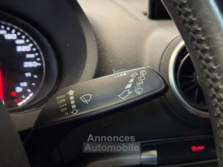 Audi A3 16 TDI 110ch Ambition Luxe S tronic 7 ORIGINE FRANCE DISTRIBUTION À JOUR RÉVISION - 21