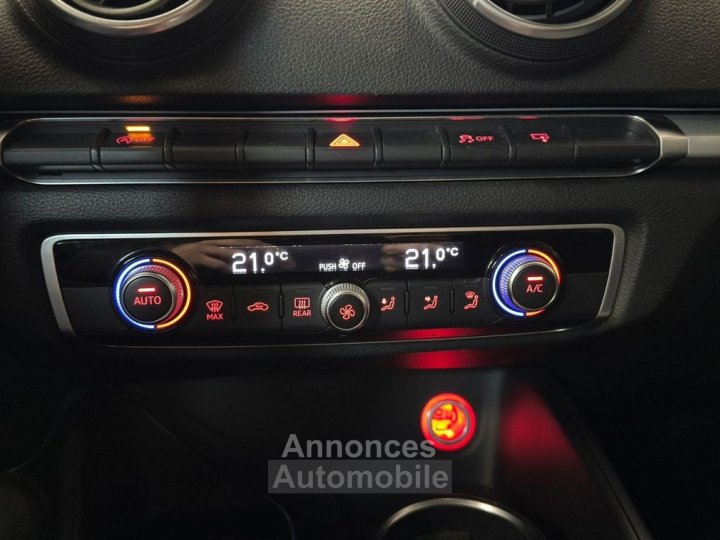 Audi A3 16 TDI 110ch Ambition Luxe S tronic 7 ORIGINE FRANCE DISTRIBUTION À JOUR RÉVISION - 25