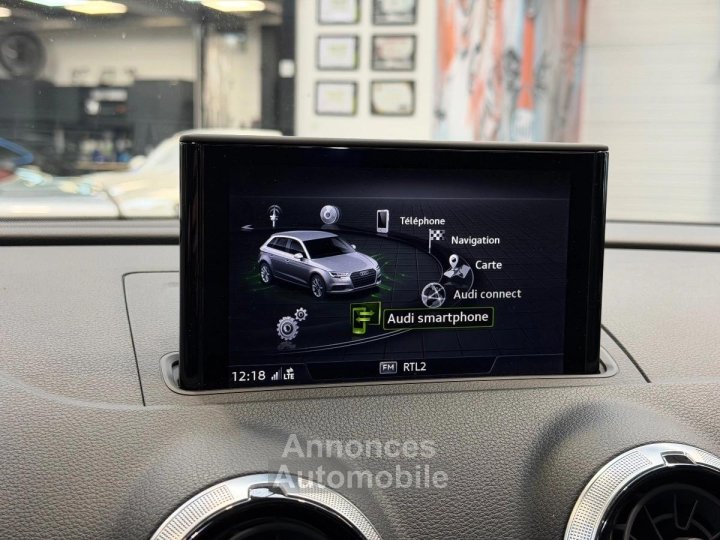 Audi A3 III (2) Sportback 14 TFSI E-TRON 204 S-Line S Tronic 6 Full Options - 37