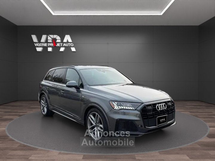 Audi Q7 Technik S Line &bull; 55 TFSI-E 30 V6 380ch &bull; 7 places &bull; Cam&eacute;ra 360&deg; &bull; B&amp;O &bull; Toit panoramique &bull; Si&egrave;ges ventil&eacute;s &bull; Affichage t&ecirc;te haute - 3