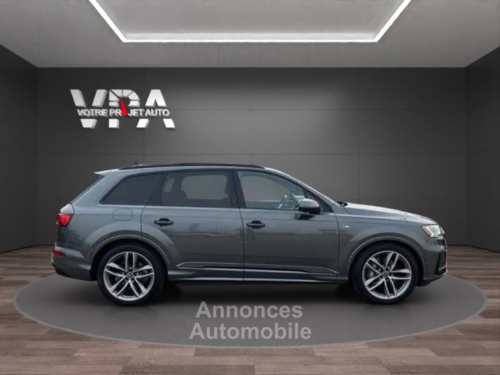 Audi Q7 Technik S Line &bull; 55 TFSI-E 30 V6 380ch &bull; 7 places &bull; Cam&eacute;ra 360&deg; &bull; B&amp;O &bull; Toit panoramique &bull; Si&egrave;ges ventil&eacute;s &bull; Affichage t&ecirc;te haute - 4