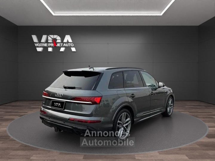 Audi Q7 Technik S Line &bull; 55 TFSI-E 30 V6 380ch &bull; 7 places &bull; Cam&eacute;ra 360&deg; &bull; B&amp;O &bull; Toit panoramique &bull; Si&egrave;ges ventil&eacute;s &bull; Affichage t&ecirc;te haute - 5