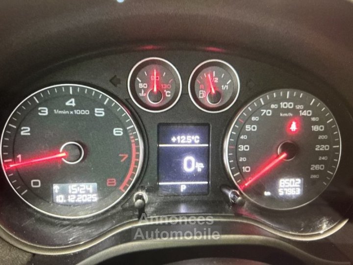 Audi A3 CABRIOLET 18 TFSI 160CH AMBITION S TRONIC 7 - 8