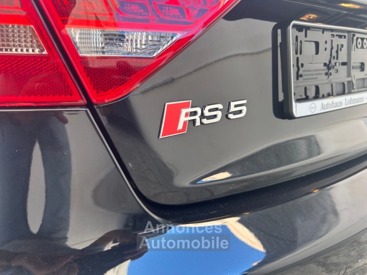 Audi RS5 - 42 - V8 - Full Black - Suivie Entretien Parfait -Siéges Baquet - Quattro - 2012 - 5