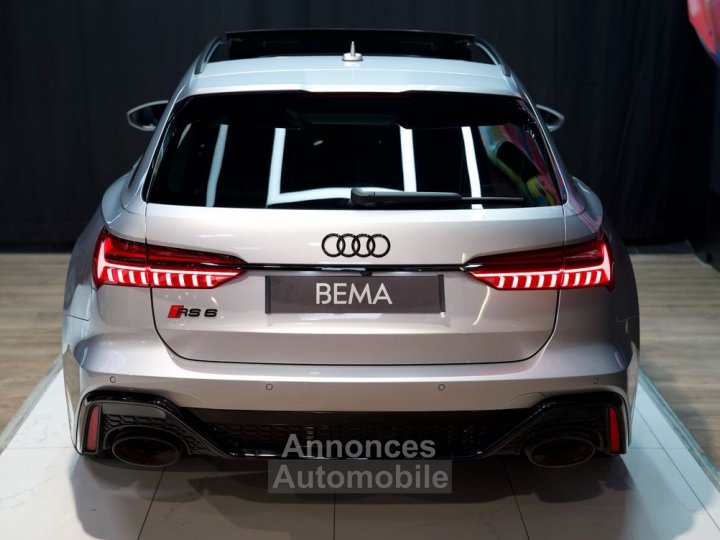 Audi RS6 C8 PERFORMANCE QUATTRO 630cv | 1ère Main Origine FR B&O 3D CarPlay Soft close HUD À partir de 1489-mois - 8