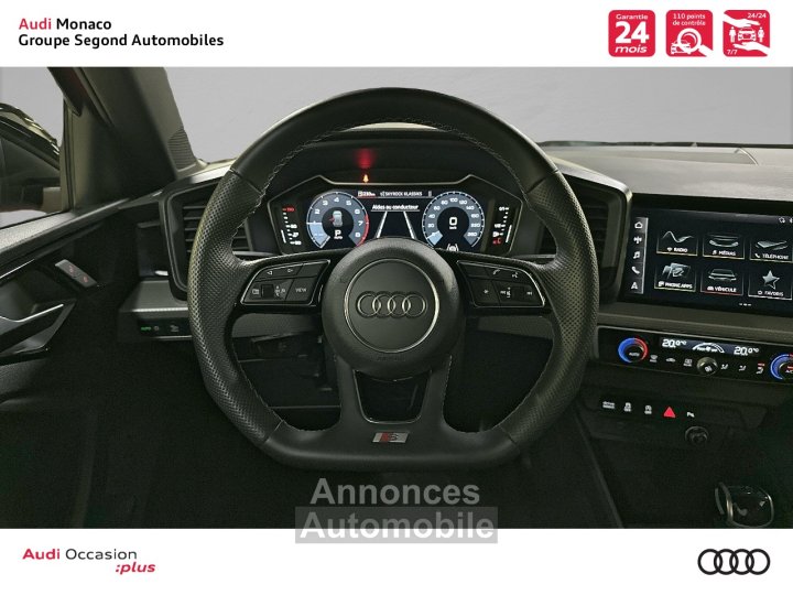 Audi A1 Sportback 30 TFSI 116 ch S tronic 7 S Line Plus - 9