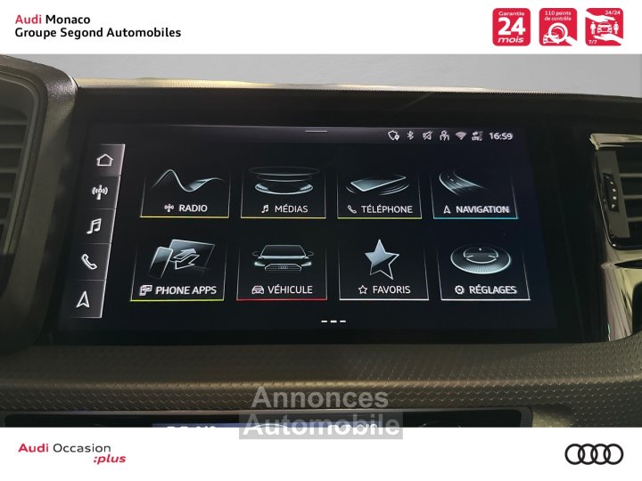 Audi A1 Sportback 30 TFSI 116 ch S tronic 7 S Line Plus - 10