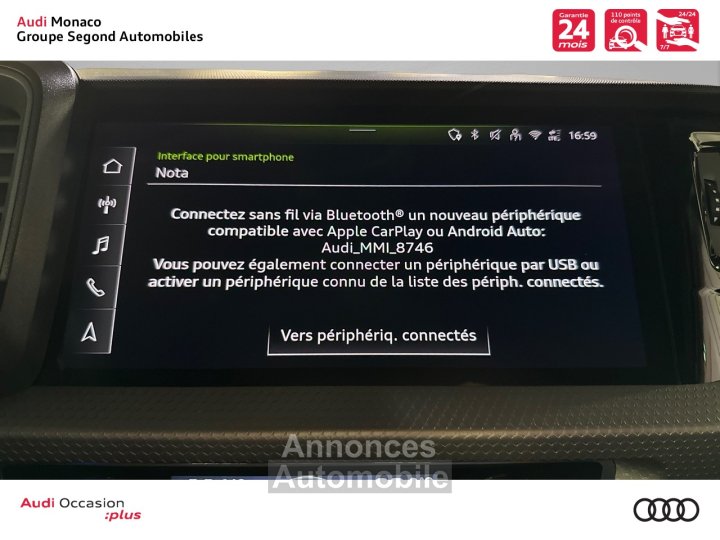 Audi A1 Sportback 30 TFSI 116 ch S tronic 7 S Line Plus - 11