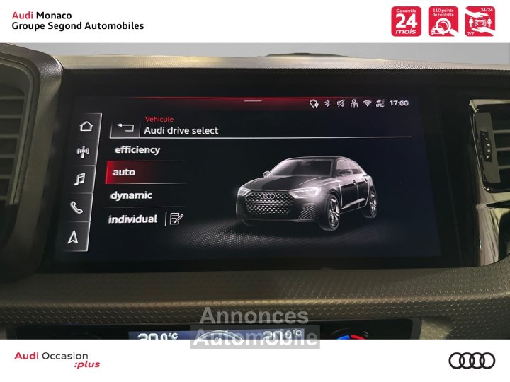 Audi A1 Sportback 30 TFSI 116 ch S tronic 7 S Line Plus - 13