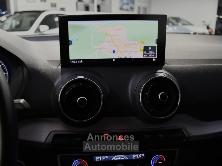 Audi Q2 Sport 35 TFSI 150 S-Tronic GPS Virtual Cuir Caméra ACC Pré Sense Car Play LED Hayon JA 17 - 24