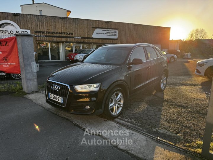 Audi Q3 Quattro 20 TDI DPF - 140 Bva Business line Gps + Clim + Radar AR - 1