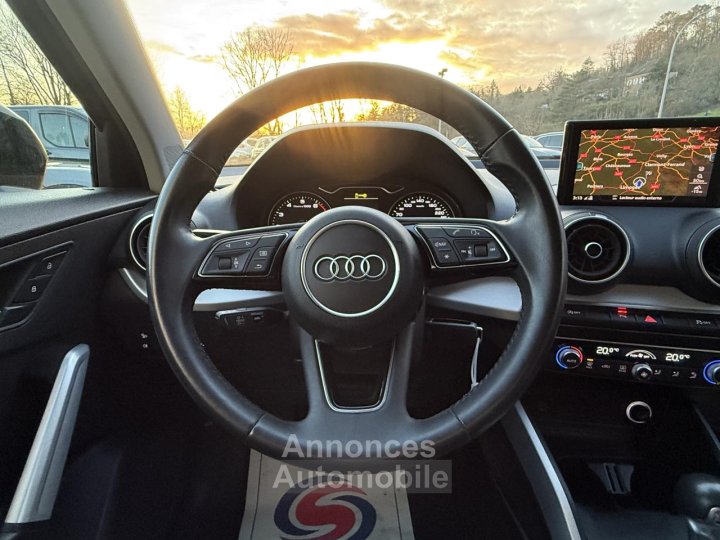 Audi Q2 10 30 TFSI - 116 - BV S-tronic Sport GPS + RADAR AR/AV + CLIM - 19