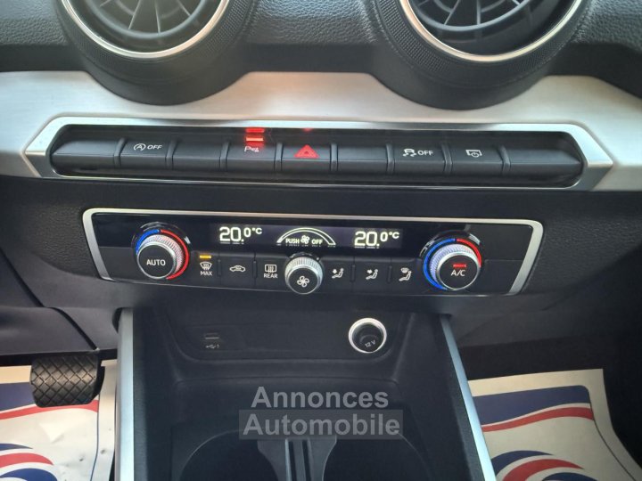 Audi Q2 10 30 TFSI - 116 - BV S-tronic Sport GPS + RADAR AR/AV + CLIM - 22