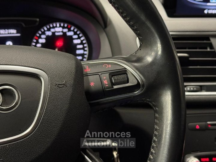 Audi Q3 20 TDI Ultra 150ch Ambition Luxe SECONDE MAIN DISTRIBUTION À JOUR RÉVISION - 24