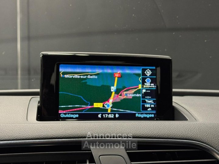 Audi Q3 20 TDI Ultra 150ch Ambition Luxe SECONDE MAIN DISTRIBUTION À JOUR RÉVISION - 29
