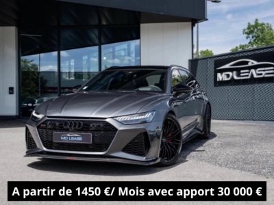 Audi RS6 Avant V8 40 TFSI 600 S-ABT Tiptronic 8 Quattro - Leasing 1450 Euros/ Mois - 1