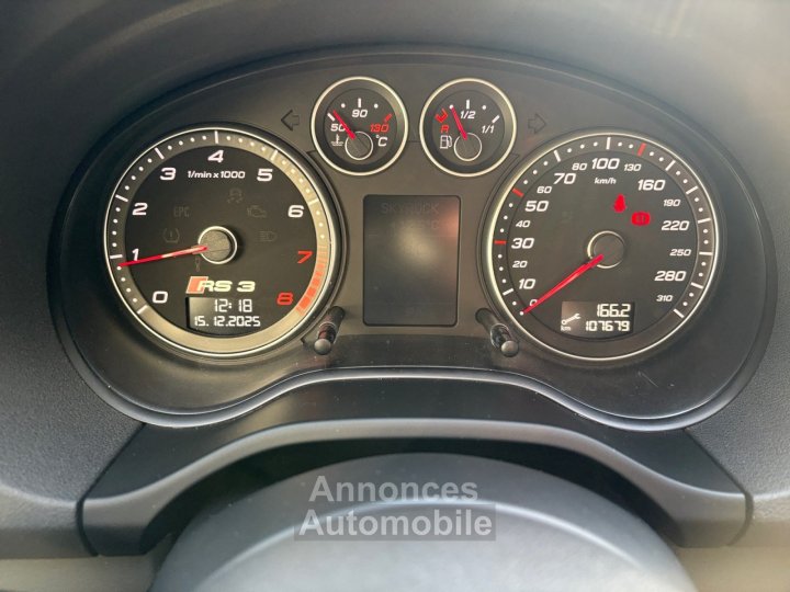 Audi RS3 SPORTBACK 25 TFSI 340 Quattro S-Tronic A / garantie 12 mois - 13