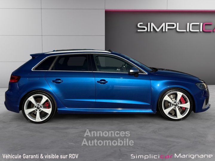 Audi RS3 SPORTBACK QUATTRO 367CH - FRANCAISE - SUIVI COMPLET - TOIT OUVRANT - BANGOLUSFEN - CAMERA DE RECUL - GARANTIE 12 MOIS - 4