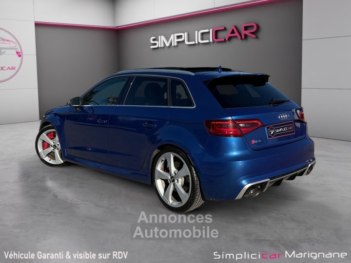 Audi RS3 SPORTBACK QUATTRO 367CH - FRANCAISE - SUIVI COMPLET - TOIT OUVRANT - BANGOLUSFEN - CAMERA DE RECUL - GARANTIE 12 MOIS - 6